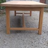 Farm table in solid oak
