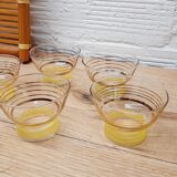 Set 5 cuts glass granity