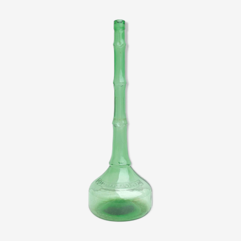 Vase verre façon bambou