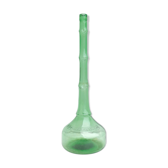 Vase verre façon bambou