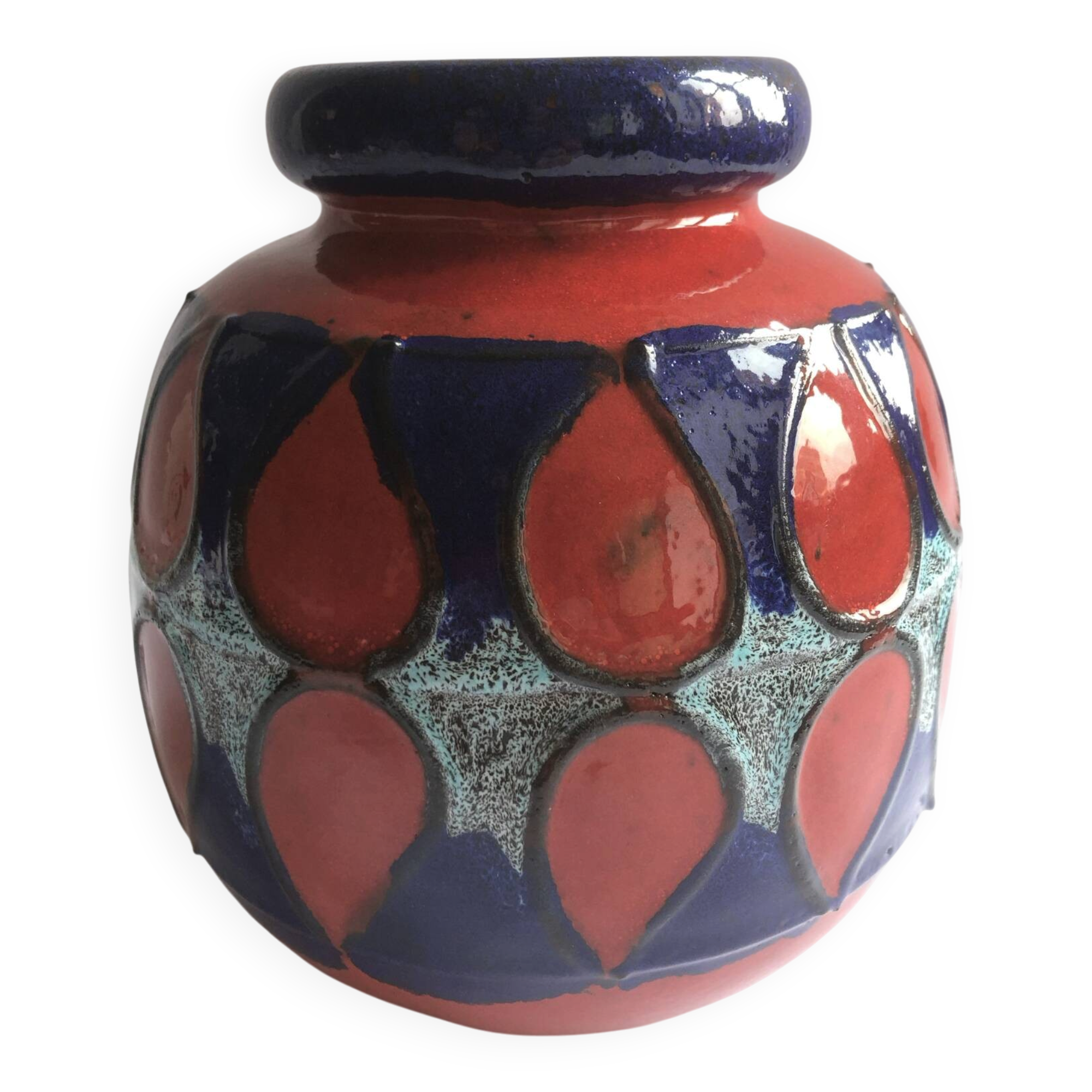 Vase en céramique allemand 1970