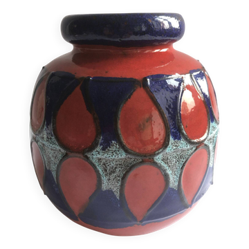 Vase en céramique allemand 1970