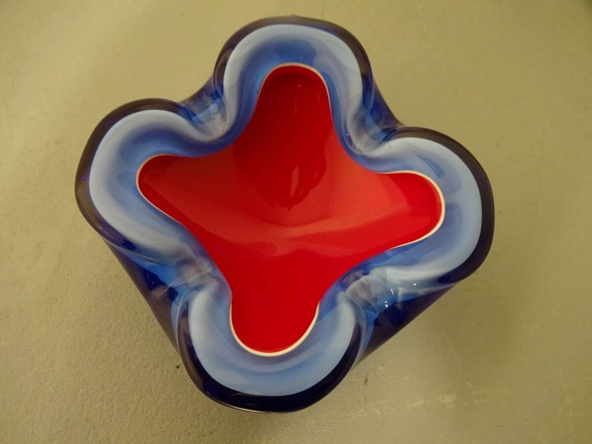 Italian Murano Glass Ashtray, 1960s