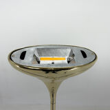 Italian tall all brass torchiere floor lamp, marked