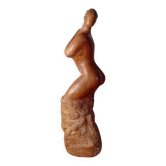 Sculpture woman Earth