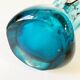 Vase trilobe Art déco en verre de Murano