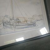 Maritime watercolor J.A Arques