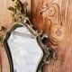 Magnificent antique baroque mirror in gilded bronze.
