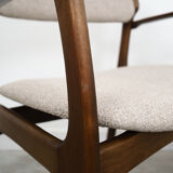 Walnut chair, Danish design, 1960s, designer: Erik Buch