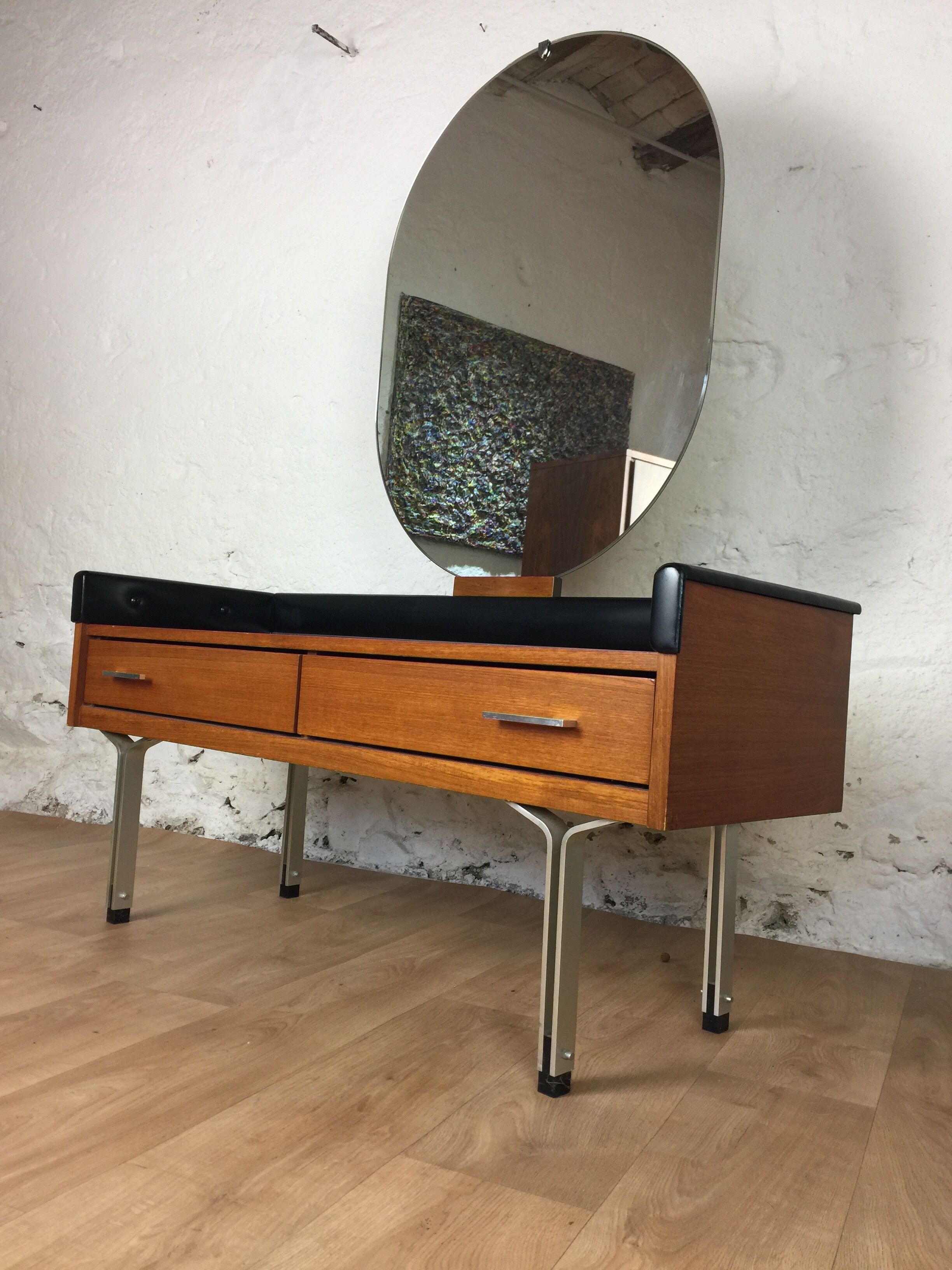Coiffeuse enfilade de type scandinave années 70