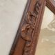Old wood frame / carved knot