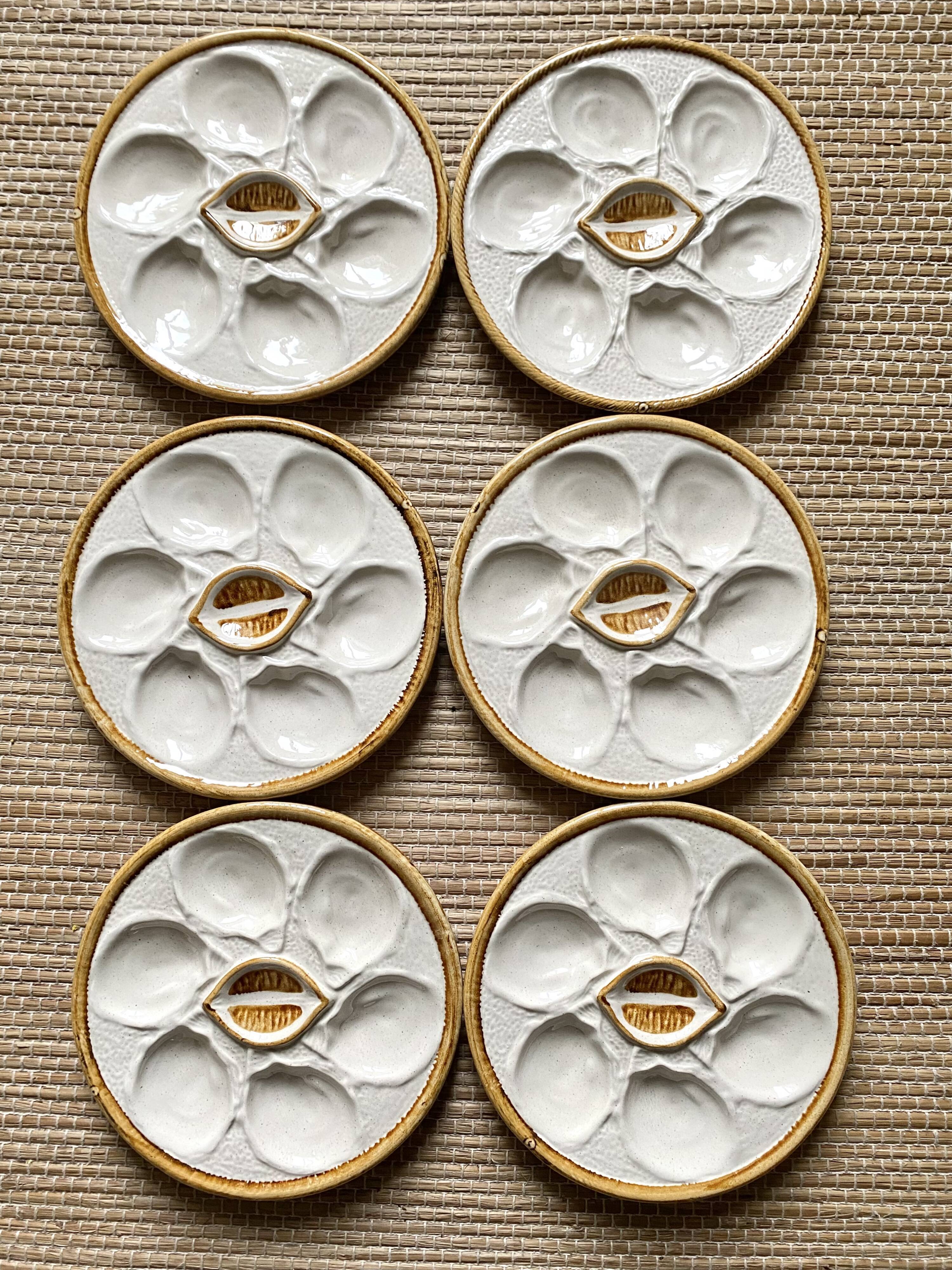 St Clement oyster plates