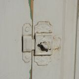 Antique small workshop/trade cabinet - Fir wood sideboard with zinc top