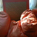 SET 2 ARMCHAIRS AND 1 POLTRONA FRAU VINTAGE POUF