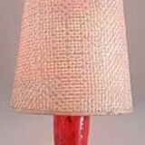 Lampe à poser en céramique émaillée Hustadt Leuchten années 60