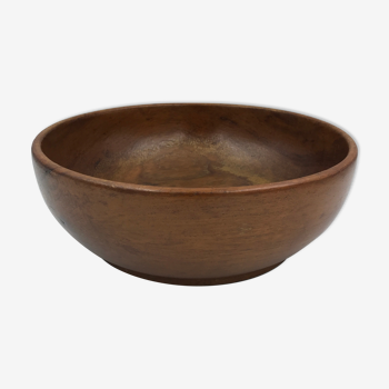 Solid wood salad bowl