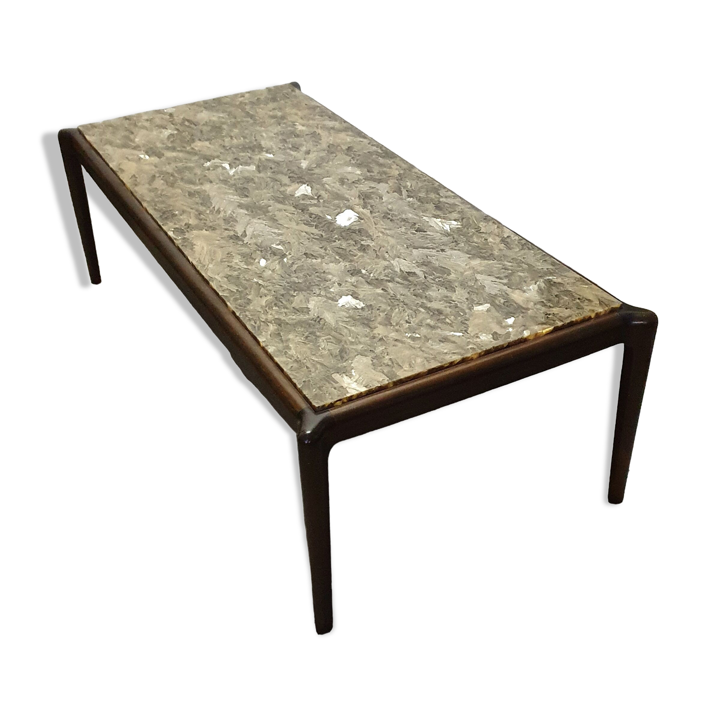 Coffee table top resin onyx 60s