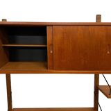Vintage Poul Cadovius Royal System wandsysteem wandmeubel