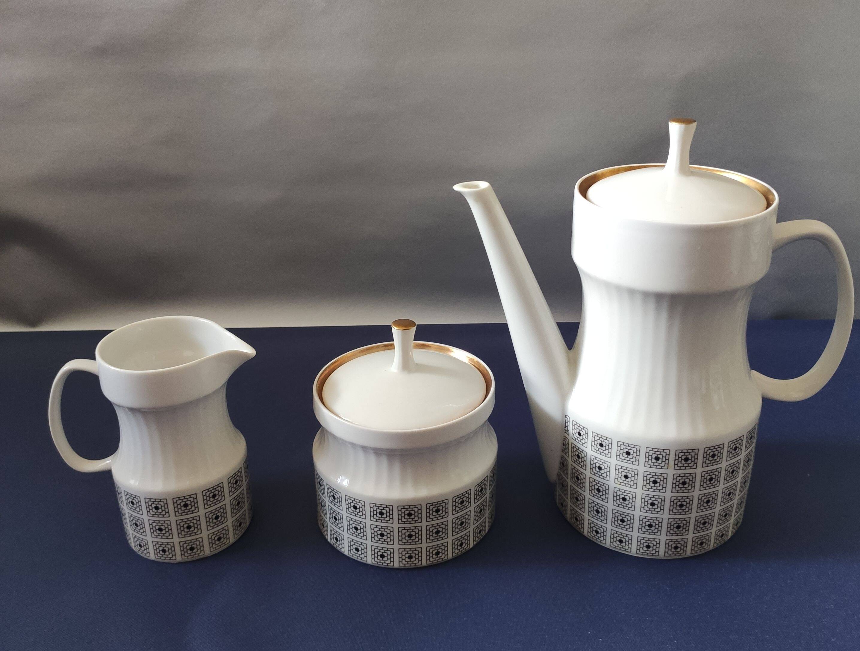 Vintage tea service, Nefertiti,