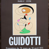 Poster Exhibition Guidotti Art and Value 1973