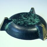 Cendrier des années 50 - en bronze et laiton - vintage