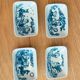 4 Coupelles Nymolle Art Faïence, Picnic In Denmark Bjorn Wiinblad