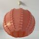 Large coral hanging pendant light Danish modern