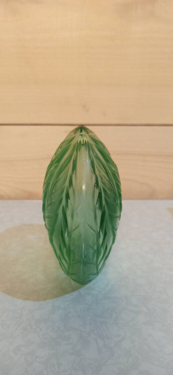 Vase Lalique vert