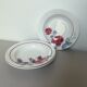 3 assiettes creuses vintage en pêle mêle 220637