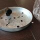 Round ceiling lamp in bulled glass / vintage 60s/70s