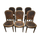 Suite de 6 chaises Louis XVI
