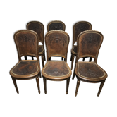 Suite de 6 chaises Louis XVI