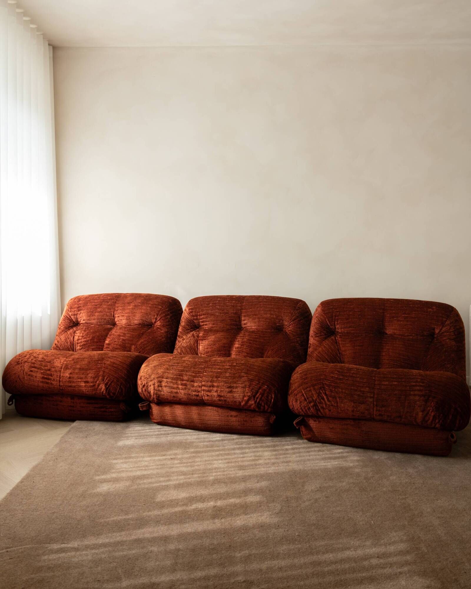 Nuvolone Modular Sofa by Rino Maturi for Mimo Padova, 1970s, Set of 3