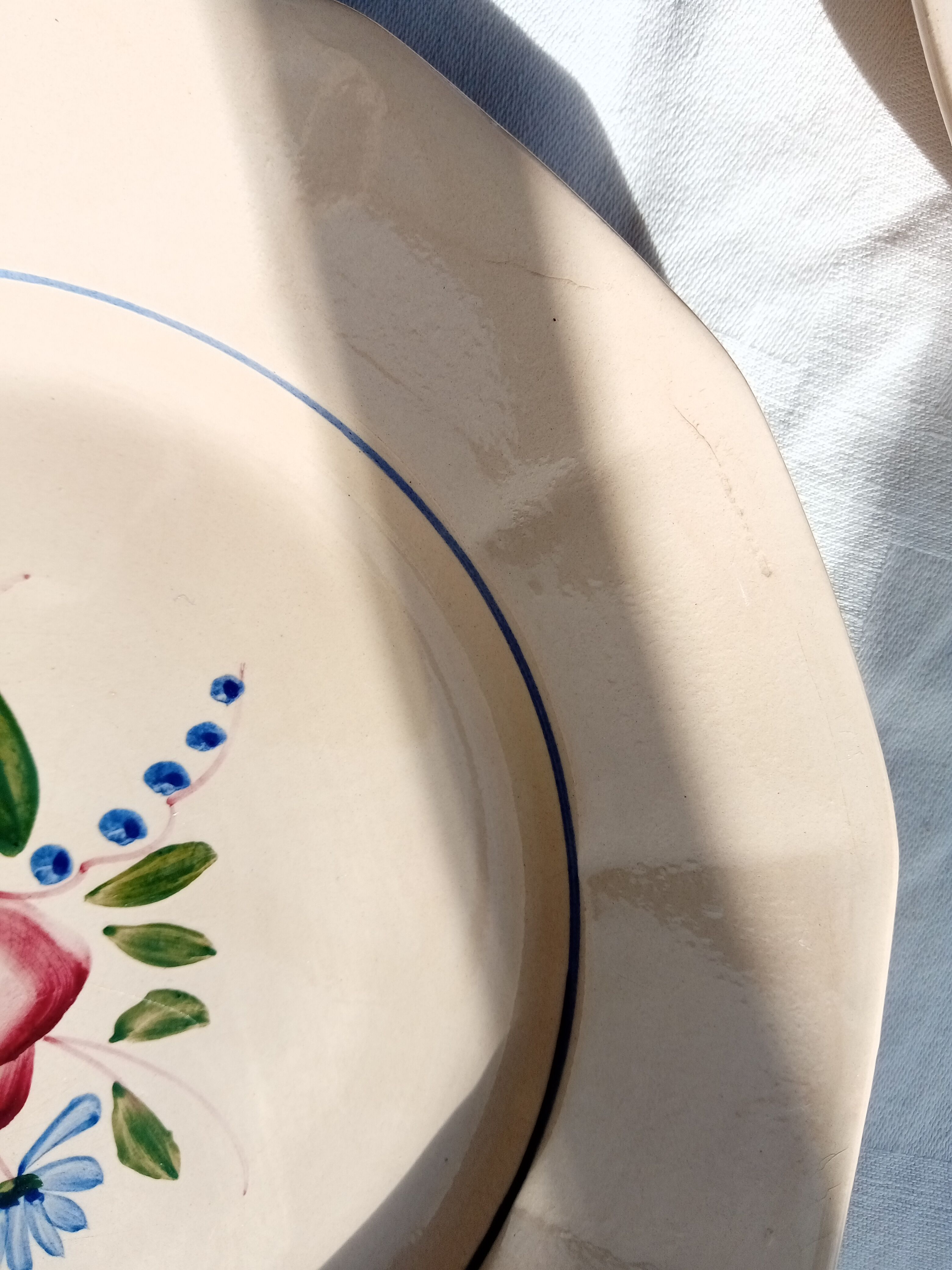 12 flat plates Digoin