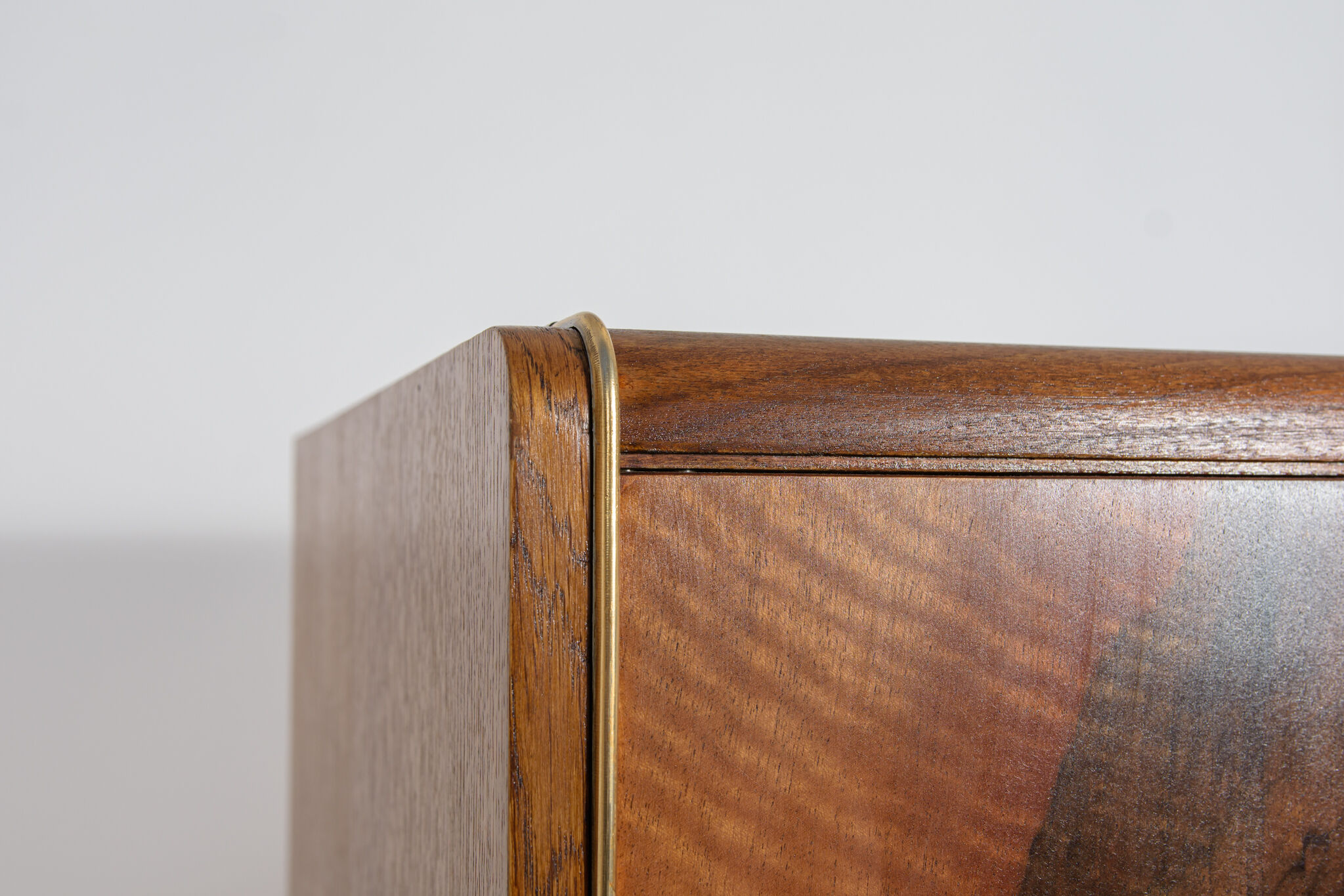Mid-Century Walnut Wardrobe Designed by Bohumil Landsman for Jitona Soběslav, Czechoslovakia, 1960s