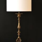 Old candlestick lamp