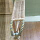 Chaise longue debut xx° en rotin, osier et bois