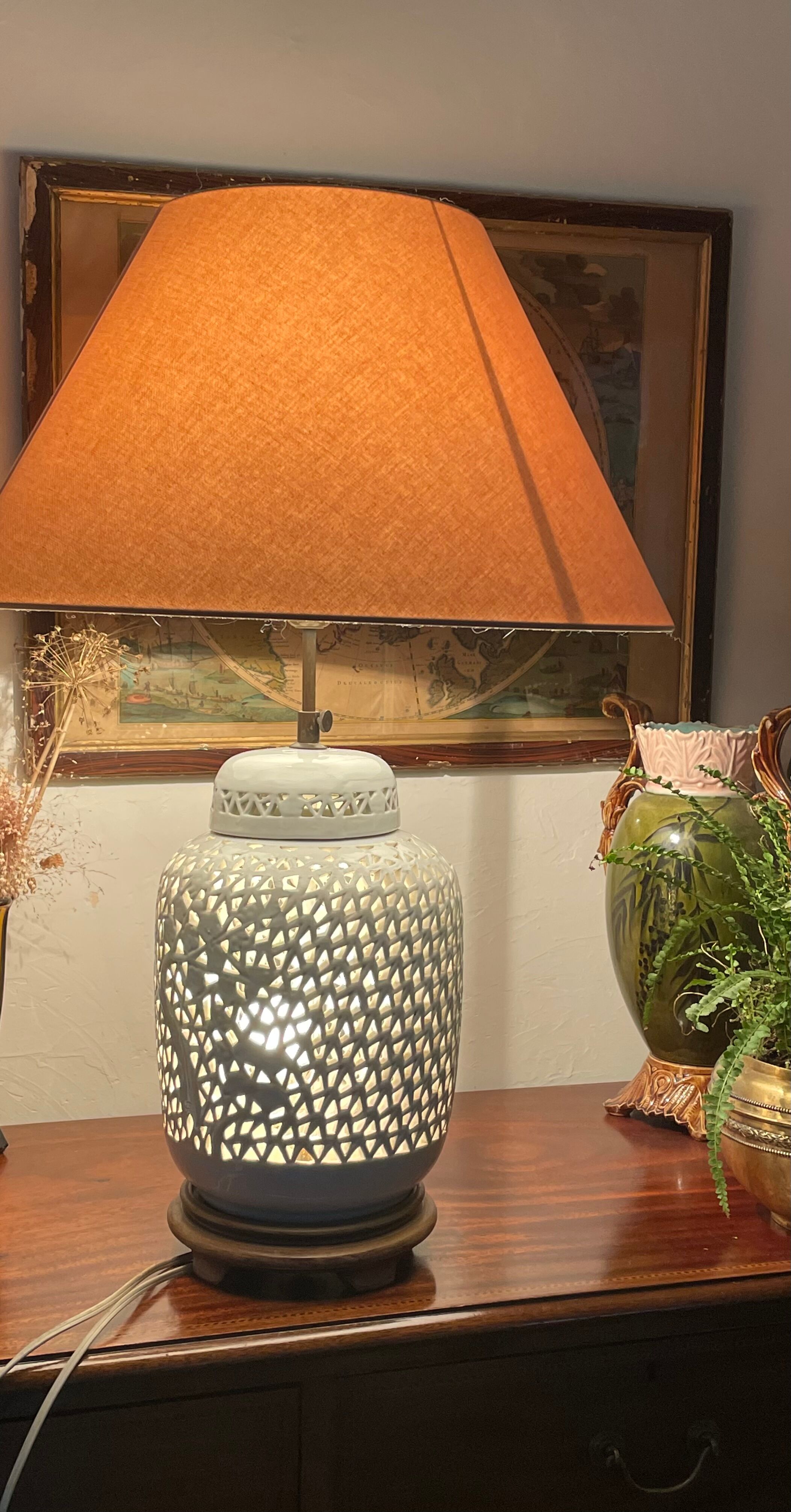 Vintage ceramic lamp