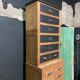 Notary's trade furniture with oak clamshell 1930
