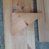 Pine wall shelves