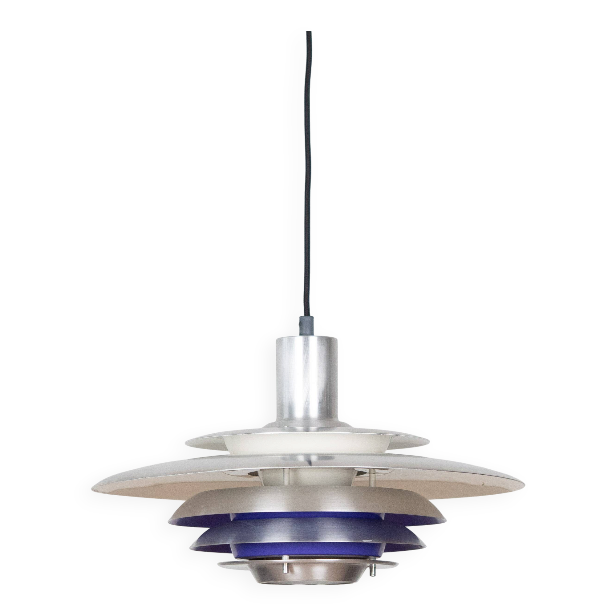 Lampe suspendue Teknika vintage danoise des années 1980