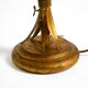 Original 1970s floral table lamp by Hans Kögl in the shape of a wheat sheaf