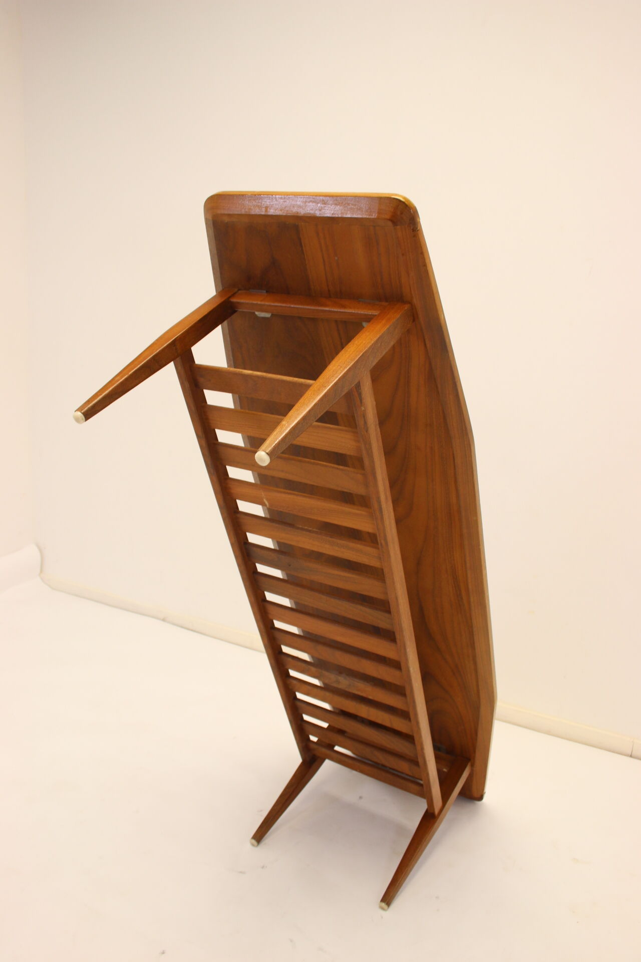 Teak coffee table with magazine rack
