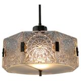 Design mid-century glass pendant by Kamenicky Senov, 1970s, up to six pieces