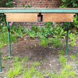 Industrial workbench table 2 drawers
