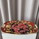 Vintage Floral Serving Tray – 1970s Chrysanthemum Design