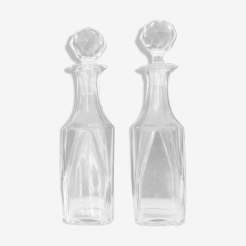 Pair of crystal vials