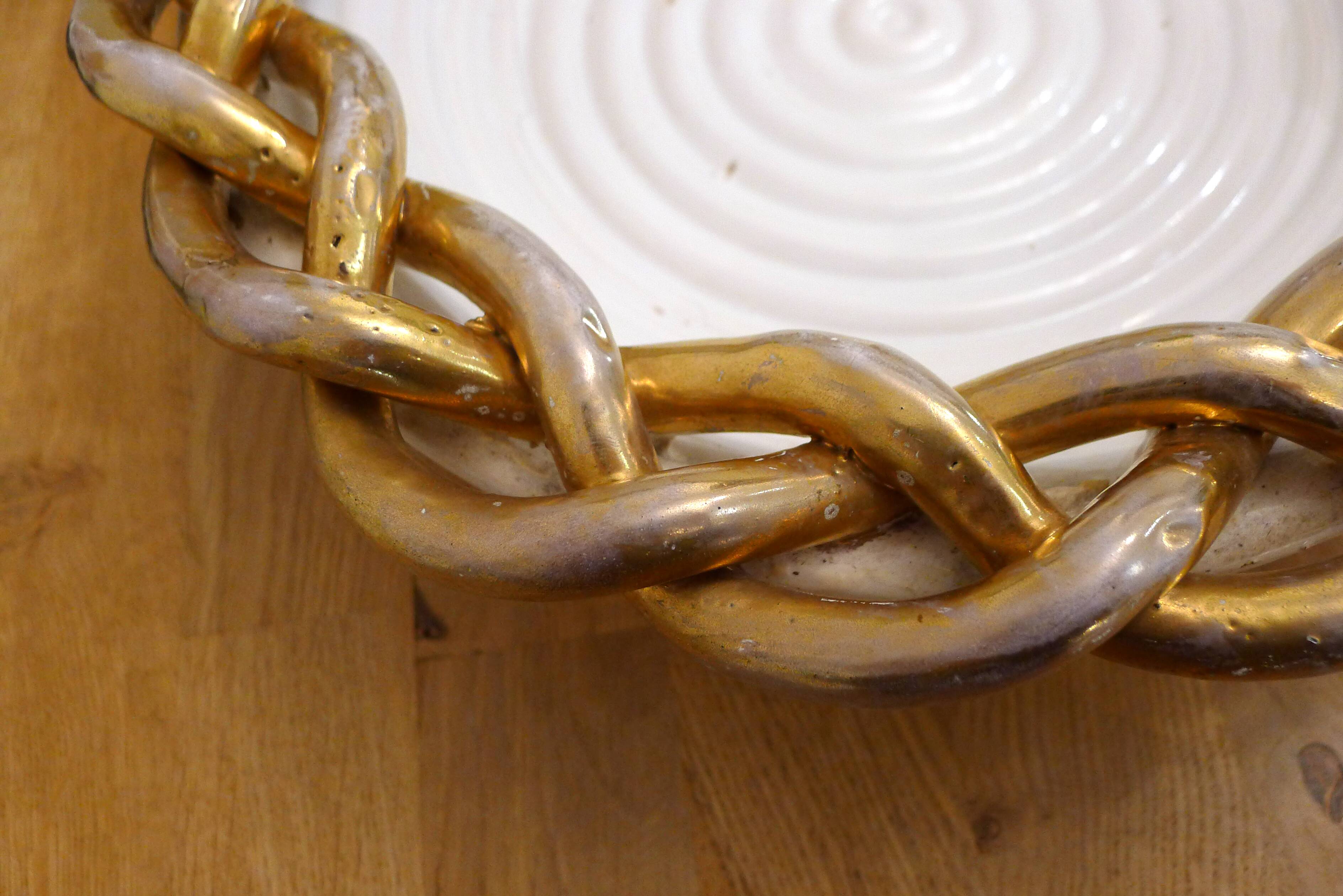 Woven coupe plate 1950s by E. Tessier