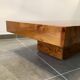 Table basse en loupe d’orme, 1970