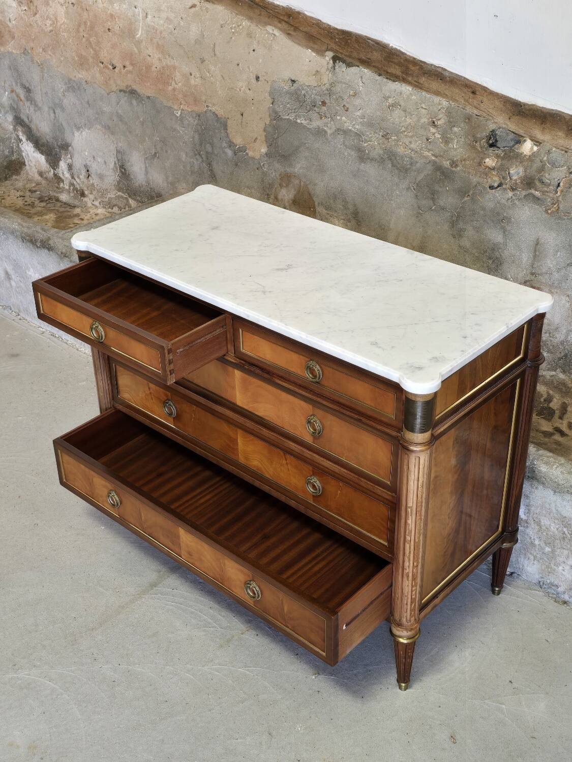 Louis XVI style chest of drawers